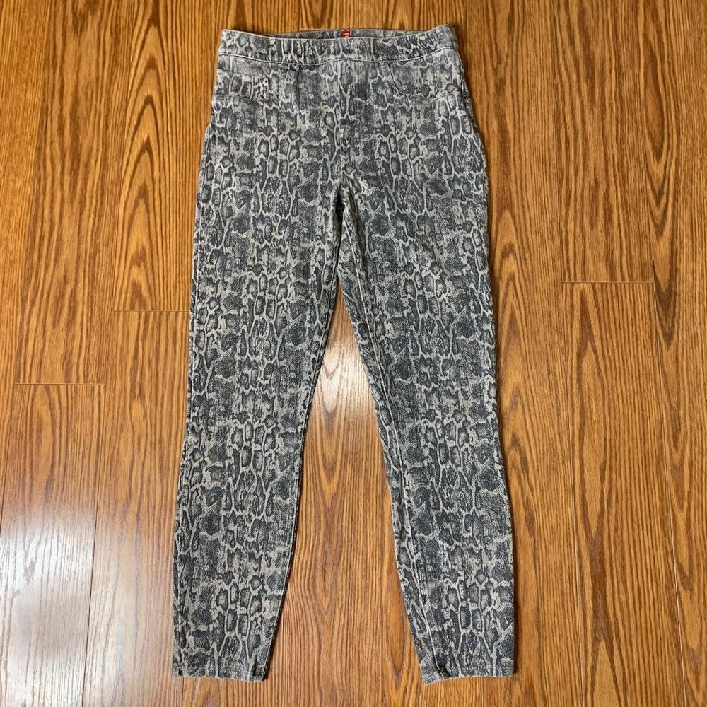 Spanx Womens Medium Snakeskin Pattern Jeggings